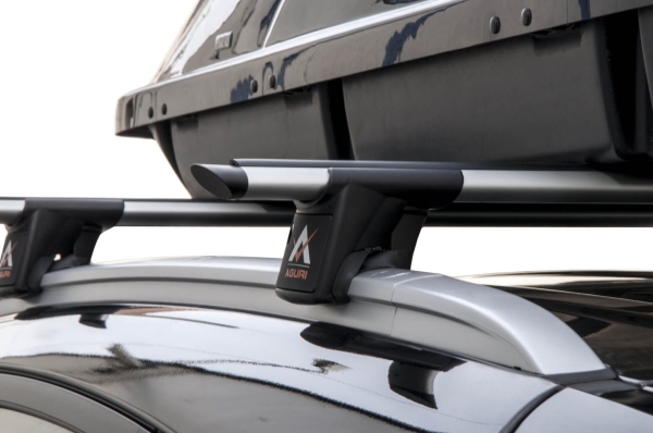 Belki dachowe Ford Galaxy II ( 06-15 ) Z relingami zintegrowanymi AGURI Runner Srebrny R2C