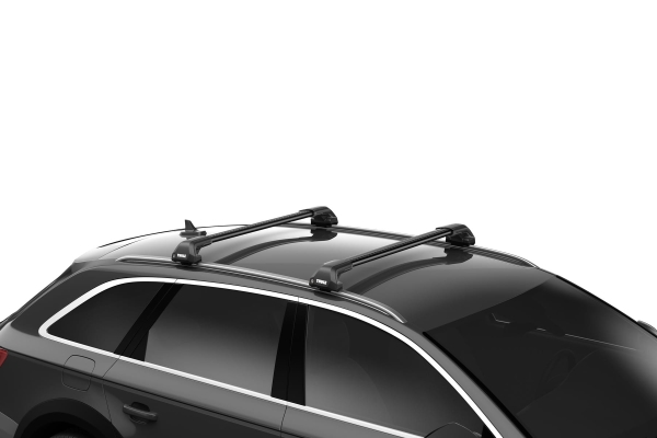 Bagaznik dachowy Audi A6 Kombi C8 ( 19-25 ) Z relingami zintegr. Thule WingBar Edge Black 95/95