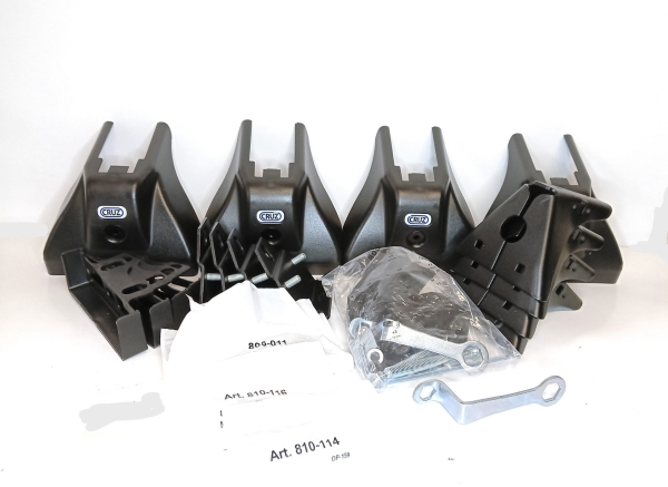 KIT BAGAŻNIKA, ZESTAW MONTAŻOWY 4 szt. +2V Ford Courier III L1H1 ( 23- ) CRUZ CR 934-451