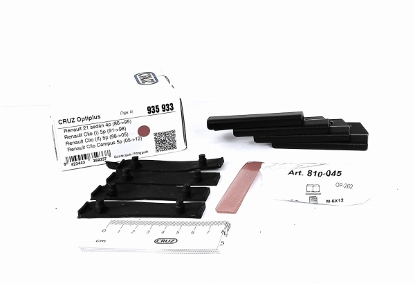 KIT BAGAŻNIKA, ZESTAW MONTAŻOWY Renault Clio I i II 5d CRUZ CR 935-933
