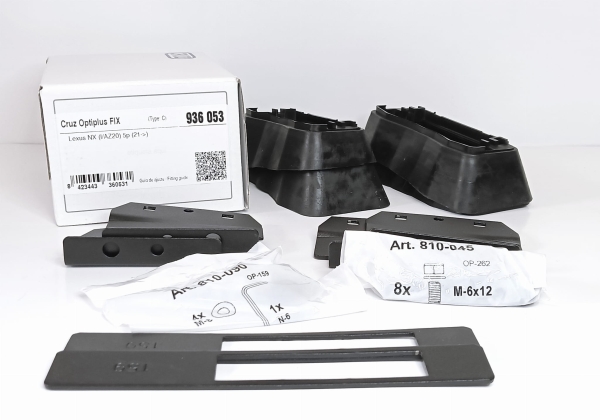Kit bagażnika CRUZ Lexus NX II ( 21- ) z relingami zintegrowanymi CR 936-053