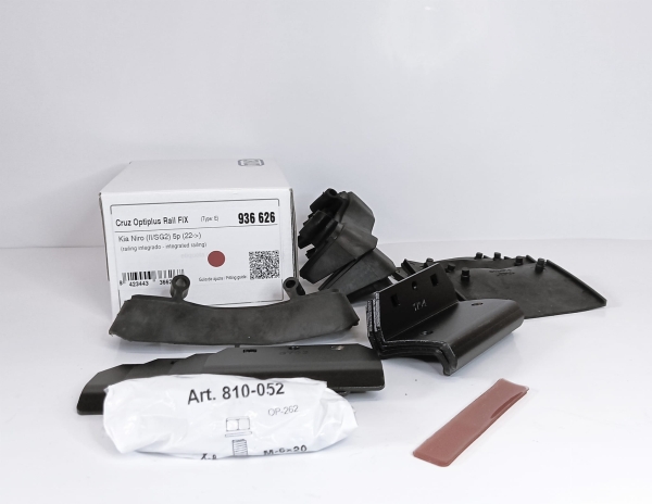 Kit bagażnika CRUZ Kia Niro II ( 22- ) Z metalowymi relingami zintegr. CR 936-626