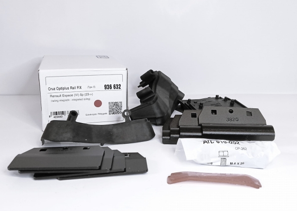 Kit bagażnika CRUZ Renault Espace VI ( 23- ) Z relingami zintegr. CR 936-632