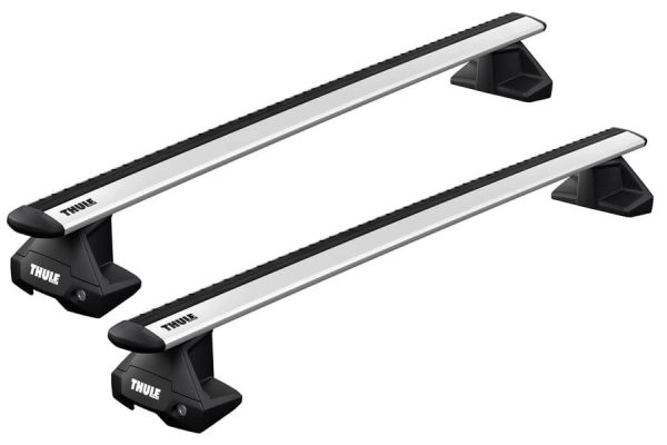 Belki dachowe Skoda Kodiaq ( 24- ) z relingami zintegrowanymi Thule WingBar Evo 127
