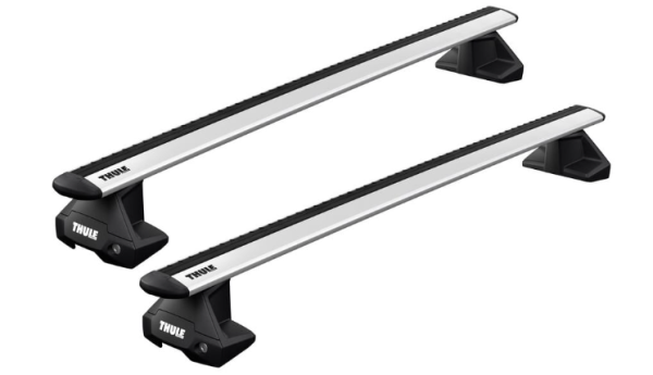 Belki bazowe Peugeot 408 5d ( 23- ) bez relingów Thule WingBar Evo 127 