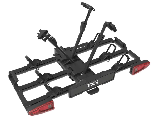 Innowacyjna platforma na hak 3 rowery ! Elektryczne OK ! SPINDER TX3 LED