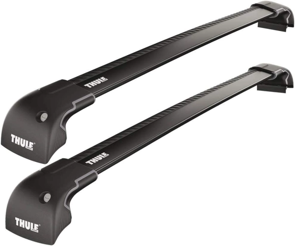 Bagażnik do Audi e-tron SUV ( 19- ) Z relingami zintegr. Thule Wingbar Edge Black 4106-9596B