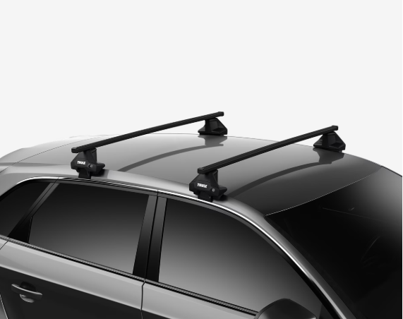 Belki dachowe Alfa Romeo Stelvio ( 17- ) bez relingów THULE SquareBar Evo 135