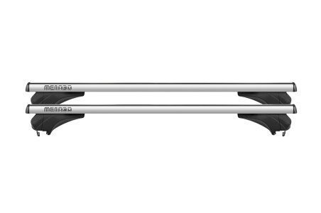 Uniwersalne belki dachowe na relingi i relingi zintegrowane MENABO Sonic 122 cm