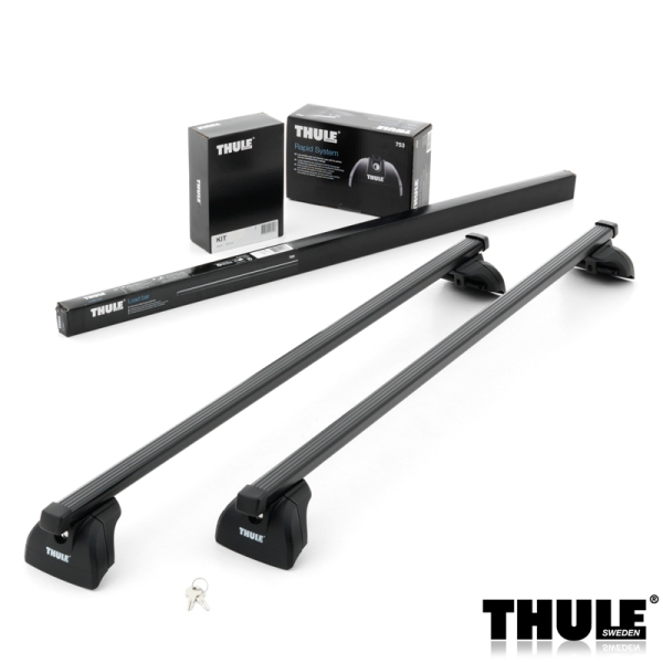 Belki dachowe Audi e-tron ( 19- ) Z relingami zintegr. Thule SquareBar 127