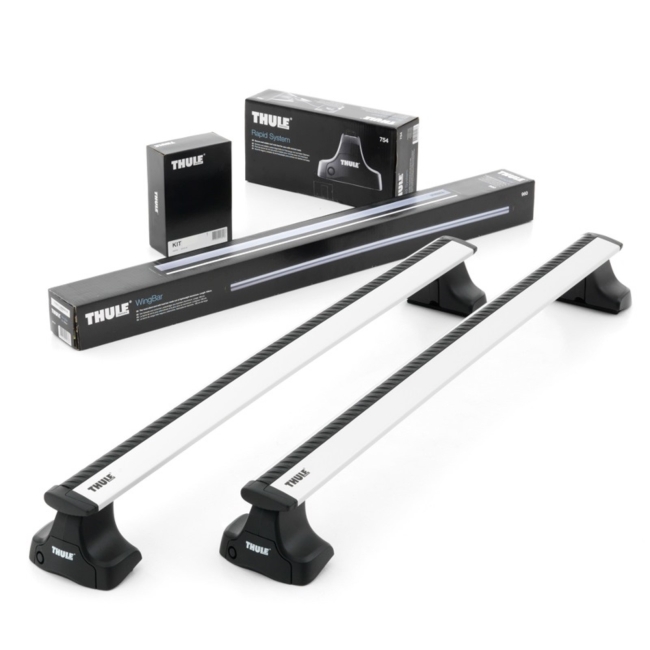 Belki dachowe Ford Mondeo V Kombi bez relingów Thule Wingbar 