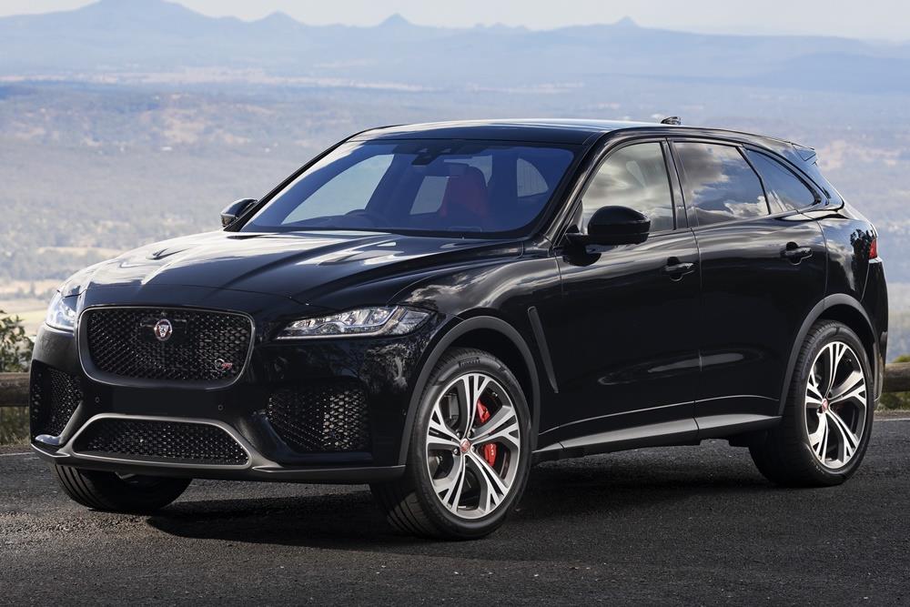 F-Pace bez relingów
