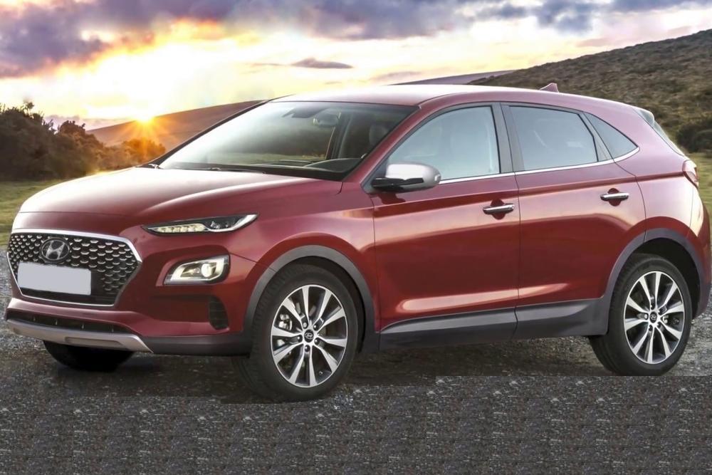 Hyundai Kona bez relingów 